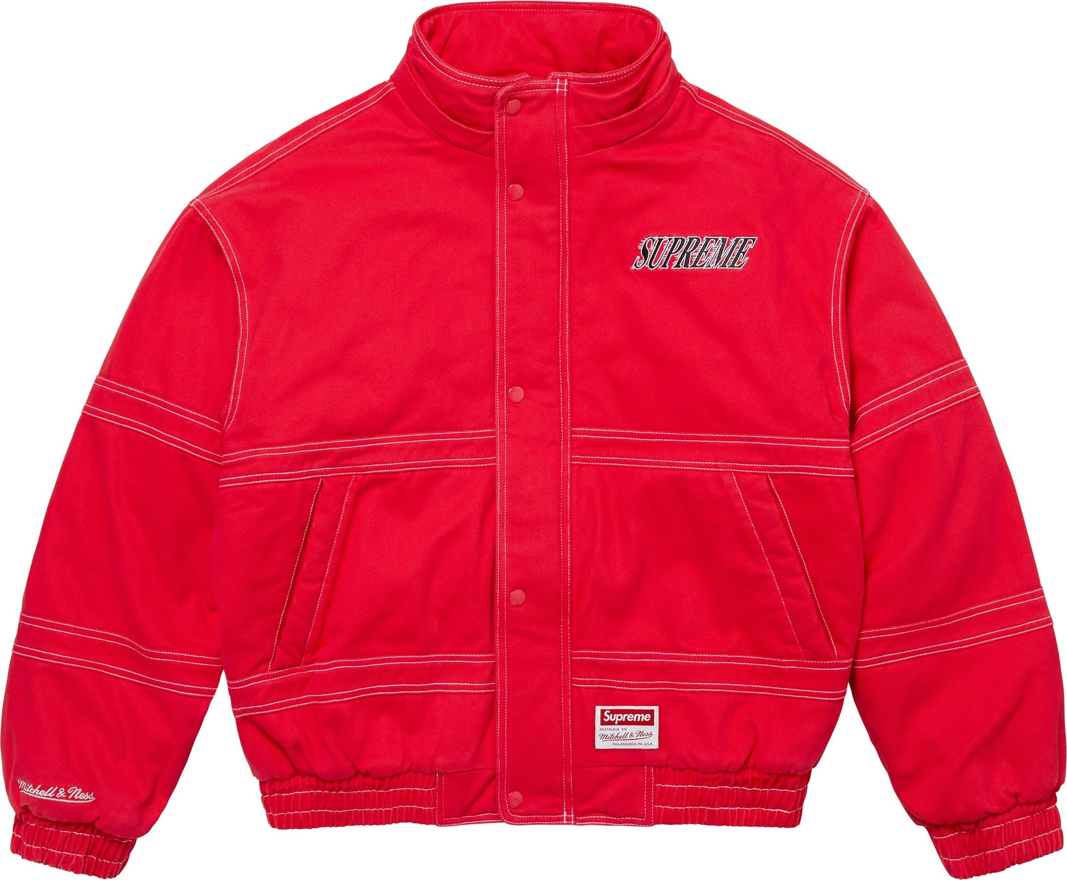 Supreme®/Mitchell & Ness® Twill Stadium Jacket view 3